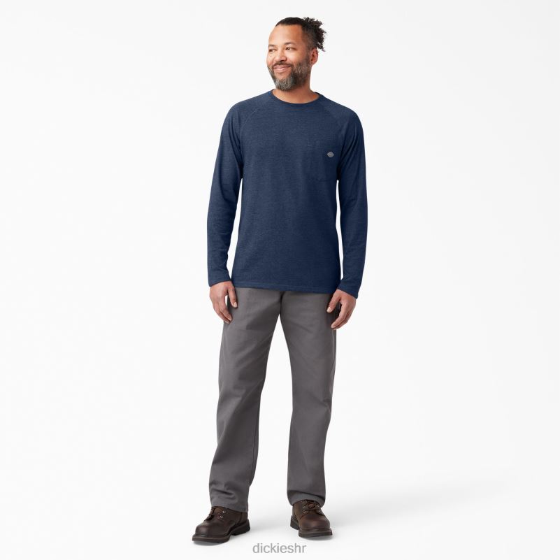 cool majica dugih rukava muškarci Dickies tamnoplavi vrijesak (dnh) 6BPL6619 odjeća