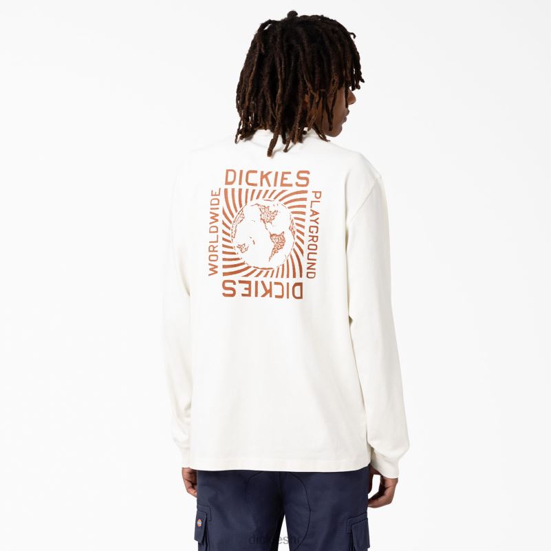 marbury majica dugih rukava muškarci Dickies bijelo (wh) 6BPL6921 odjeća