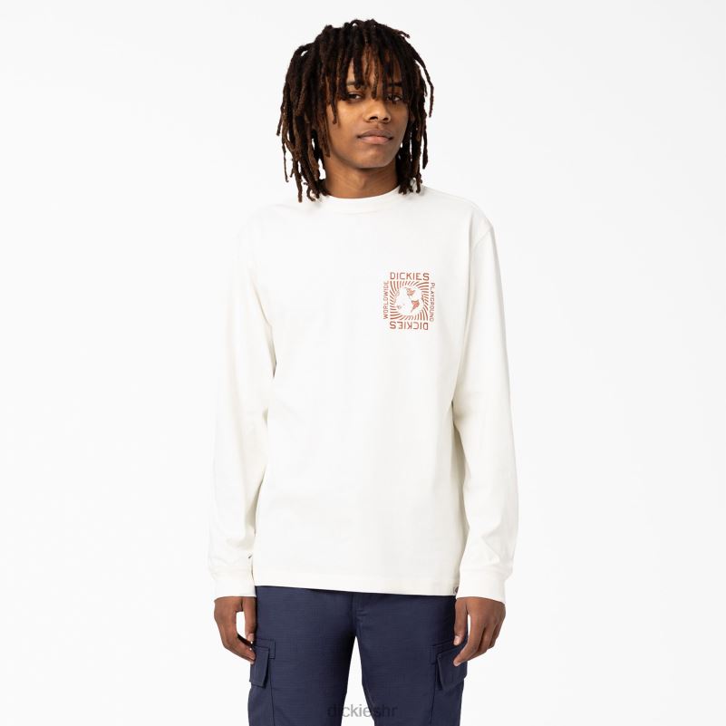 marbury majica dugih rukava muškarci Dickies bijelo (wh) 6BPL6921 odjeća