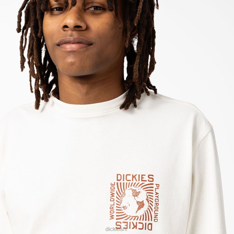 marbury majica dugih rukava muškarci Dickies bijelo (wh) 6BPL6921 odjeća