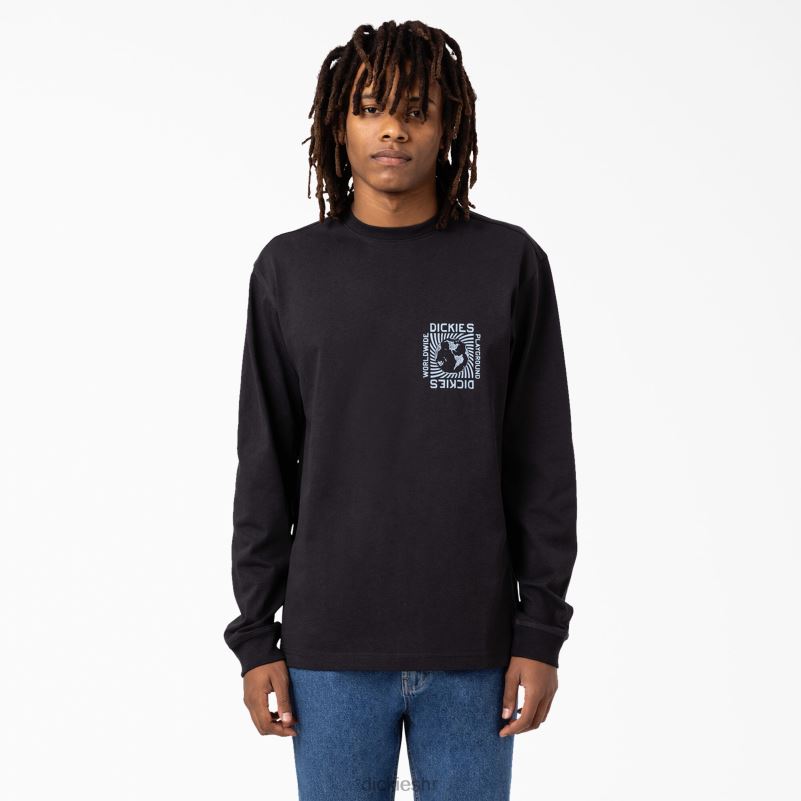 marbury majica dugih rukava muškarci Dickies crna (kbk) 6BPL6919 odjeća