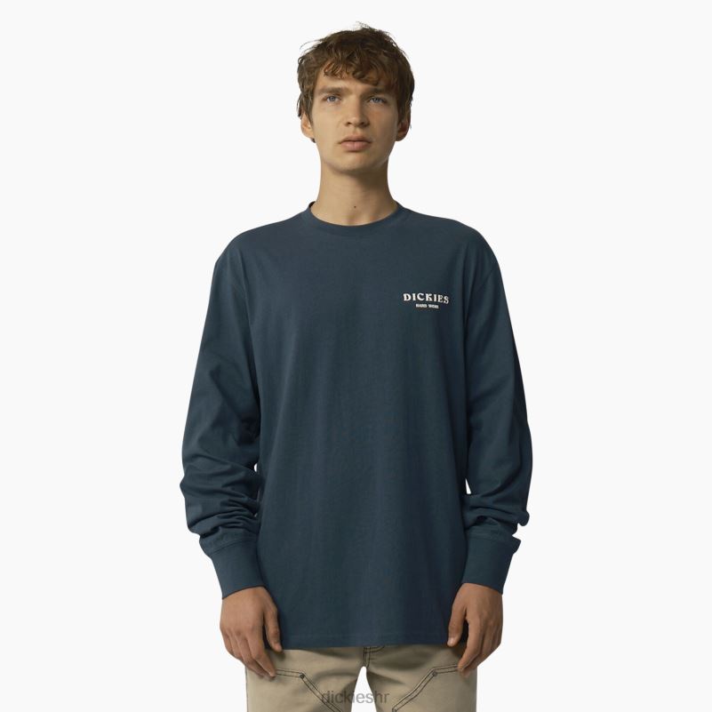 oatfield majica dugih rukava muškarci Dickies zračno plava (af) 6BPL6804 odjeća