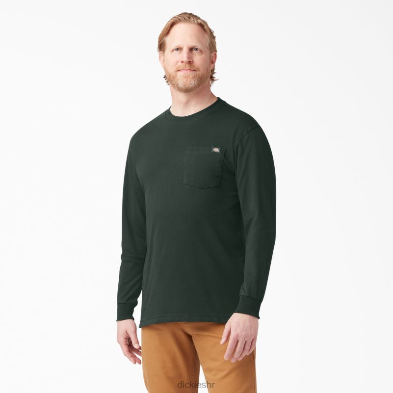 teškaška majica dugih rukava muškarci Dickies lovačko zeleno (gh) 6BPL6609 odjeća