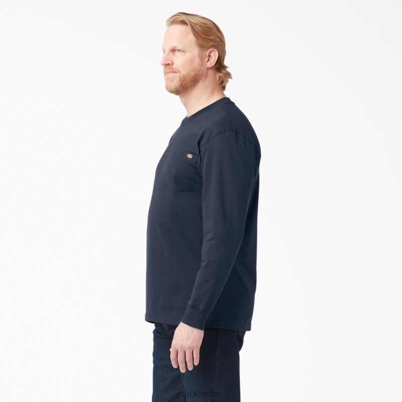 teškaška majica dugih rukava muškarci Dickies tamnoplava (dn) 6BPL6605 odjeća