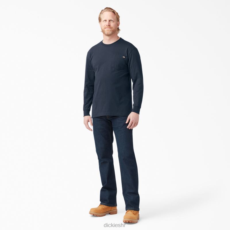 teškaška majica dugih rukava muškarci Dickies tamnoplava (dn) 6BPL6605 odjeća