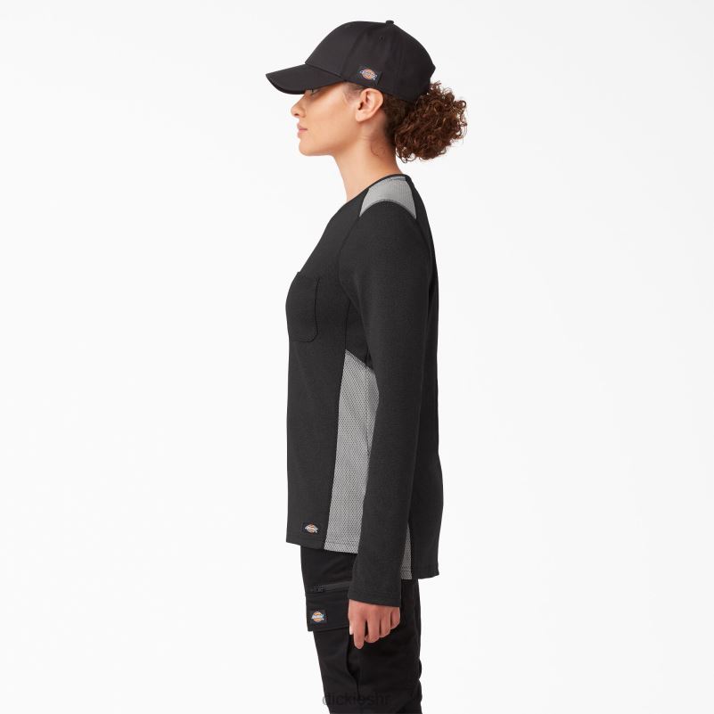 temp-iq 365 majica dugih rukava žene Dickies crna (kbk) 6BPL61695 odjeća