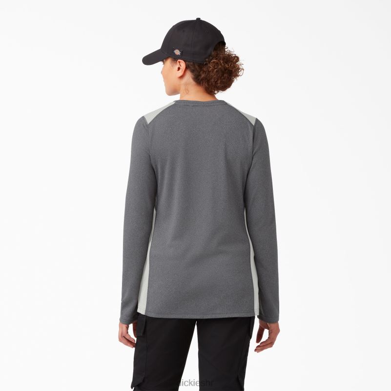 temp-iq 365 majica dugih rukava žene Dickies tamno sivi vrijesak (ghf) 6BPL61694 odjeća