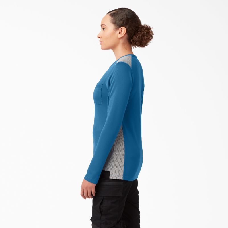 temp-iq 365 majica dugih rukava žene Dickies vallarta plava (v2b) 6BPL61696 odjeća