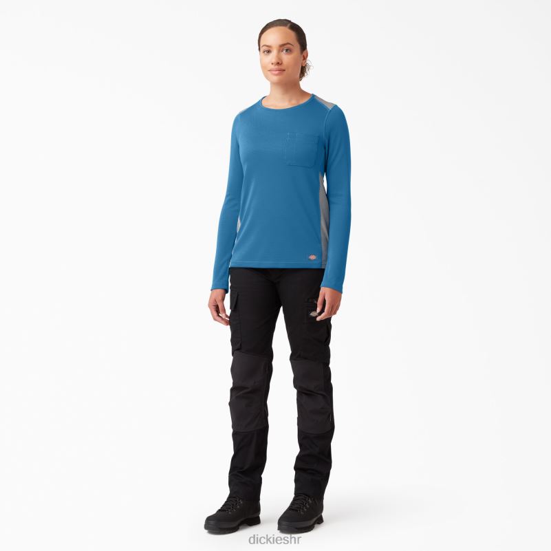 temp-iq 365 majica dugih rukava žene Dickies vallarta plava (v2b) 6BPL61696 odjeća