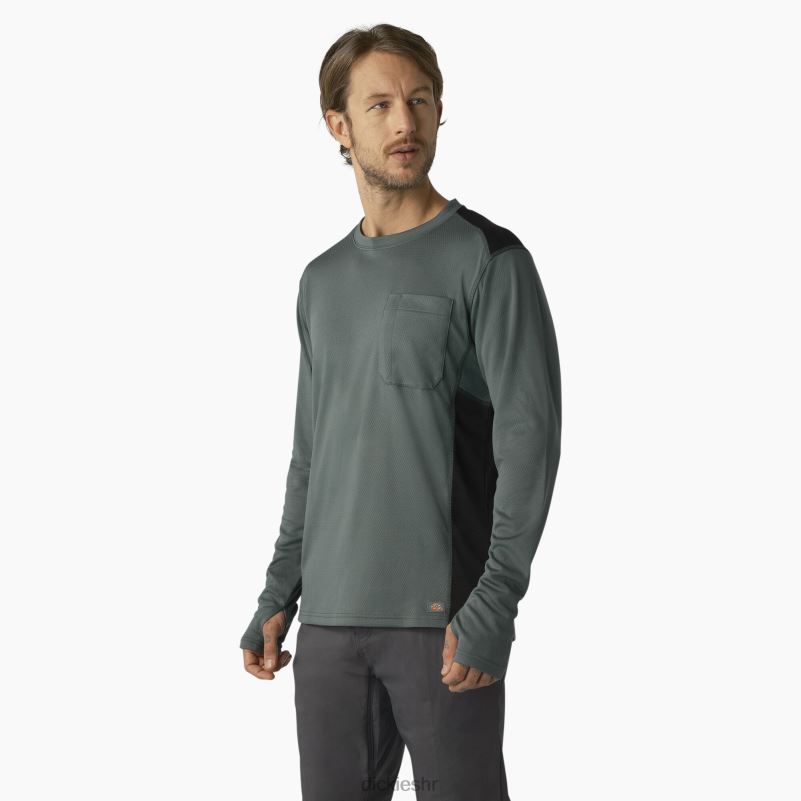 temp-iq 365 majica dugih rukava muškarci Dickies Lincoln Green (ln) 6BPL6704 odjeća