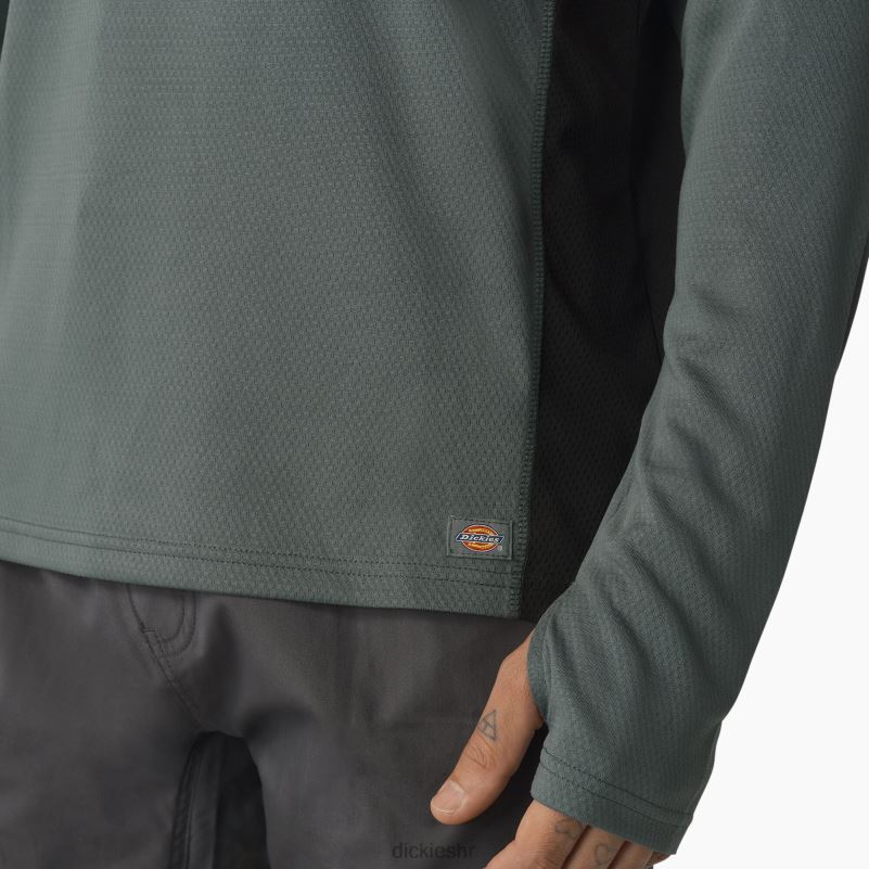 temp-iq 365 majica dugih rukava muškarci Dickies Lincoln Green (ln) 6BPL6704 odjeća
