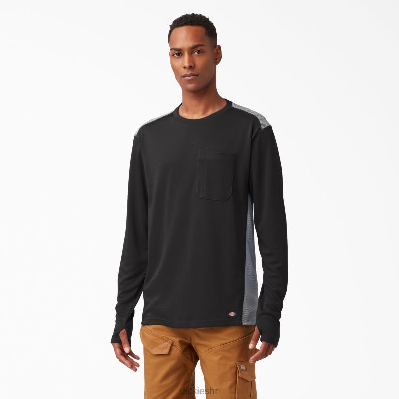 temp-iq 365 majica dugih rukava muškarci Dickies crna (kbk) 6BPL6703 odjeća