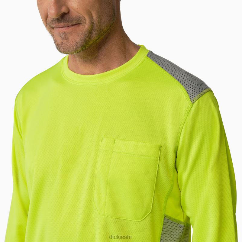 temp-iq 365 majica dugih rukava muškarci Dickies neon žuta (ew) 6BPL6701 odjeća