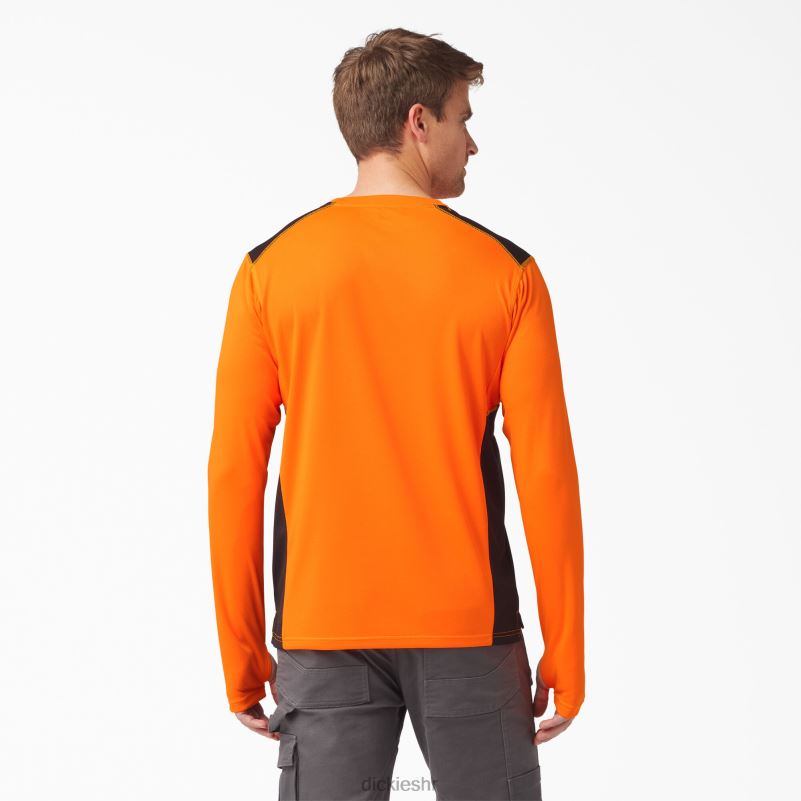 temp-iq 365 majica dugih rukava muškarci Dickies neonska narančasta (na) 6BPL6705 odjeća