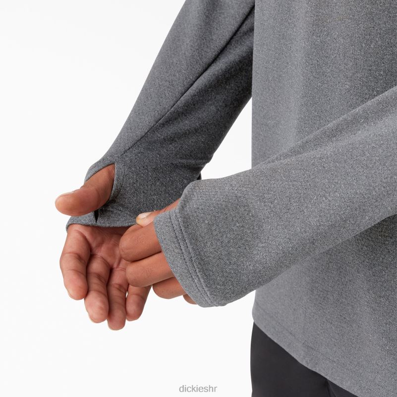 temp-iq 365 majica dugih rukava muškarci Dickies tamno sivi vrijesak (ghf) 6BPL6702 odjeća