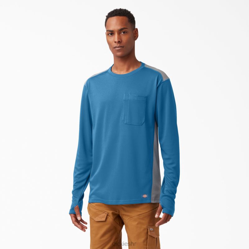 temp-iq 365 majica dugih rukava muškarci Dickies vallarta plava (v2b) 6BPL6706 odjeća
