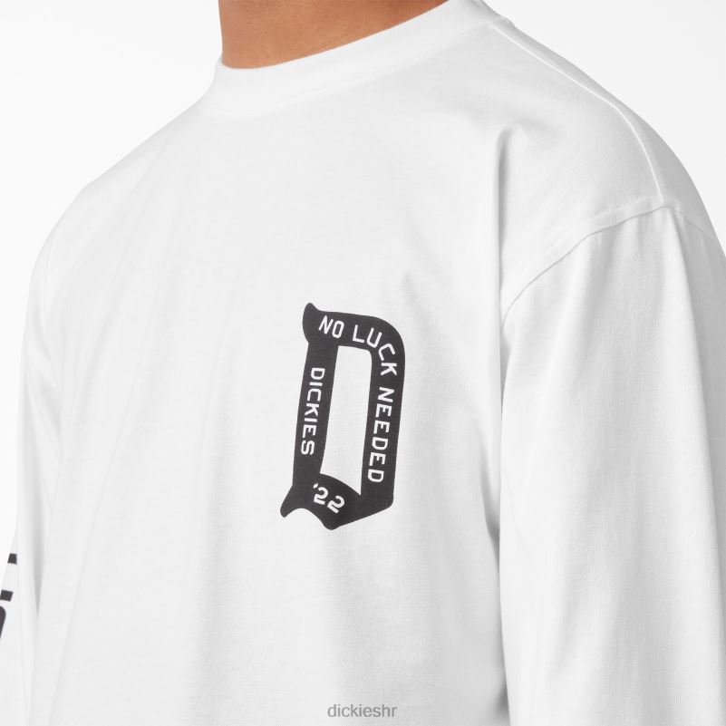 union springs majica dugih rukava muškarci Dickies bijelo (wh) 6BPL6836 odjeća