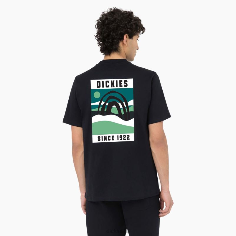 Baker City majica kratkih rukava muškarci Dickies crna (kbk) 6BPL6883 odjeća