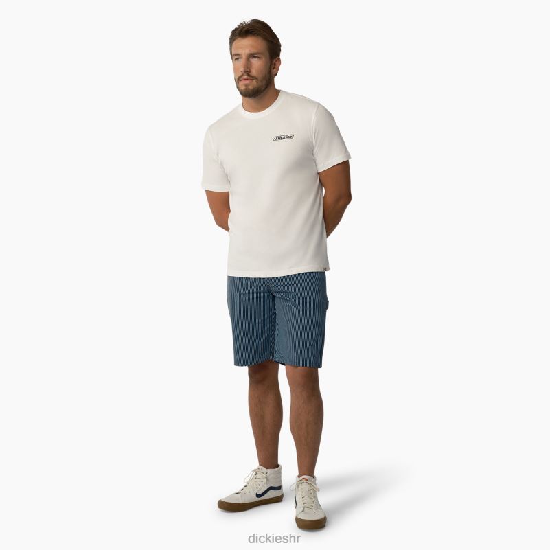 Roseburg majica kratkih rukava muškarci Dickies bijelo (wh) 6BPL6584 odjeća