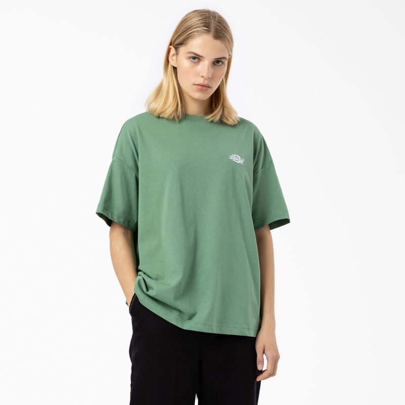 Summerdale majica kratkih rukava žene Dickies tamni bršljan (d2i) 6BPL61978 odjeća