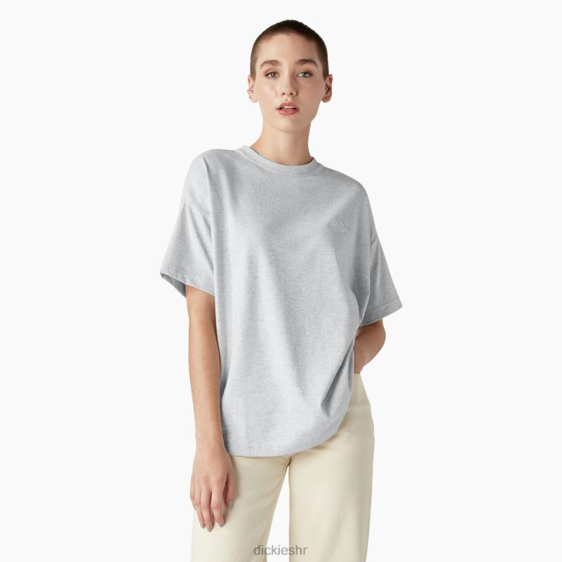 Summerdale majica kratkih rukava žene Dickies vrijesak sivi (hg) 6BPL61980 odjeća
