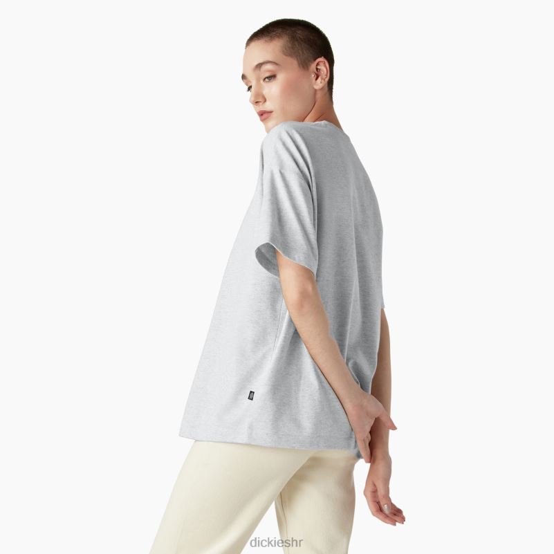 Summerdale majica kratkih rukava žene Dickies vrijesak sivi (hg) 6BPL61980 odjeća