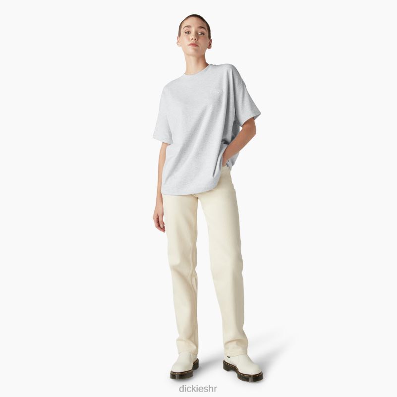 Summerdale majica kratkih rukava žene Dickies vrijesak sivi (hg) 6BPL61980 odjeća