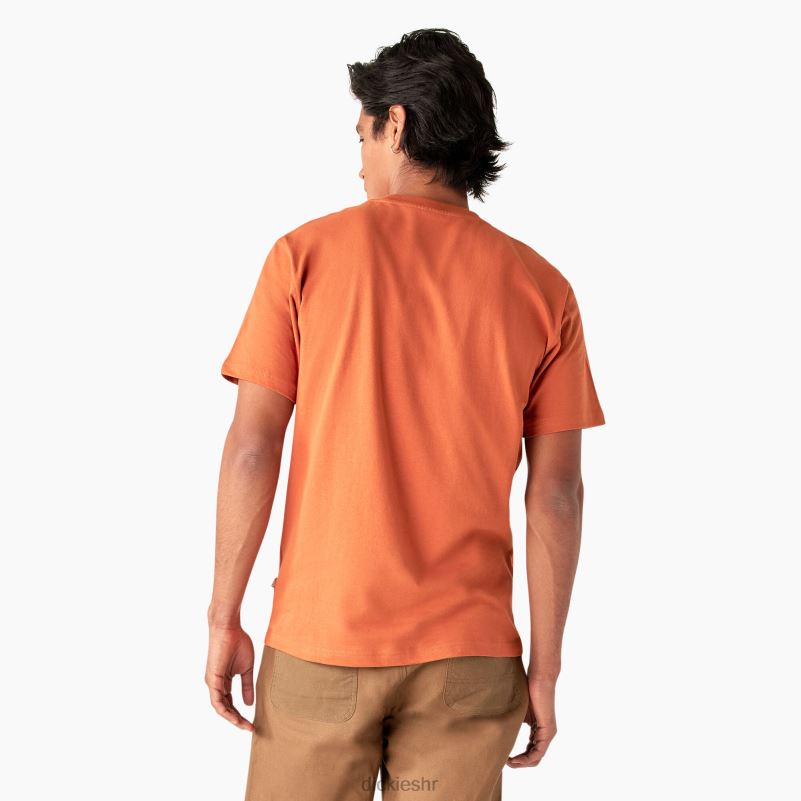 Summerdale majica kratkih rukava muškarci Dickies bombay smeđa (b2b) 6BPL6581 odjeća