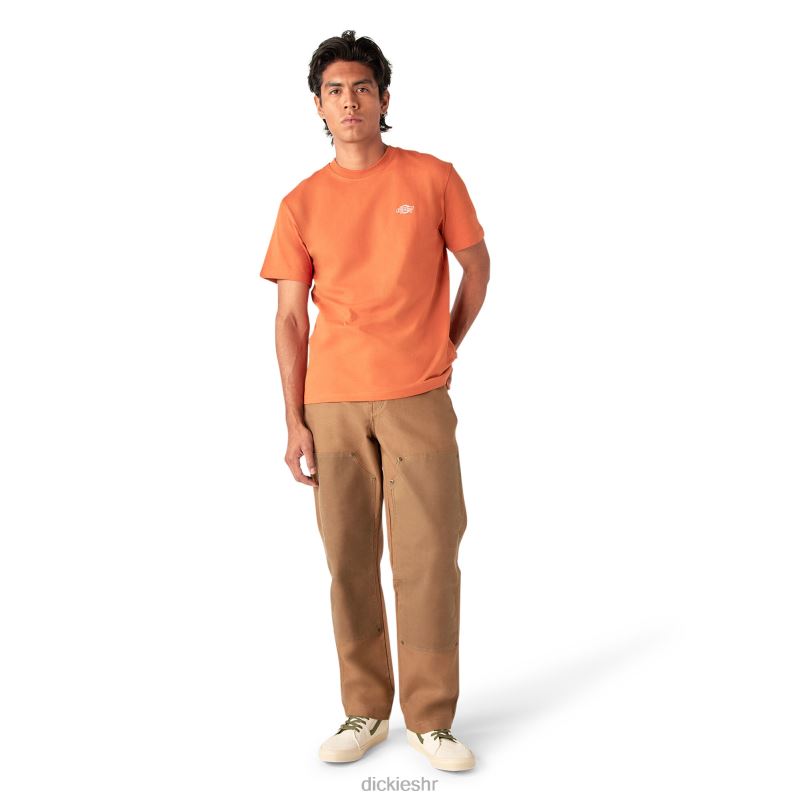 Summerdale majica kratkih rukava muškarci Dickies bombay smeđa (b2b) 6BPL6581 odjeća