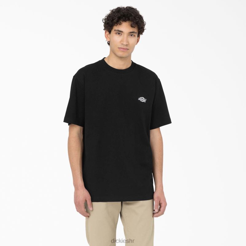 Summerdale majica kratkih rukava muškarci Dickies crna (bkx) 6BPL6579 odjeća