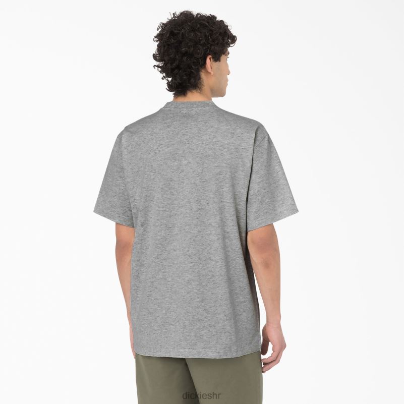 Summerdale majica kratkih rukava muškarci Dickies vrijesak sivi (hg) 6BPL6582 odjeća