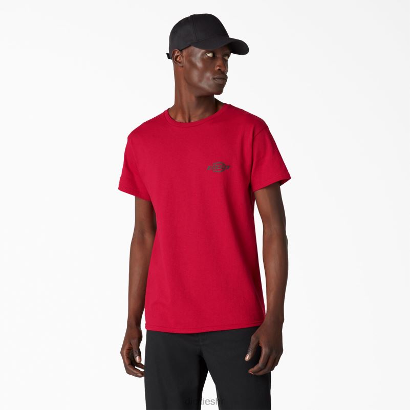 baštinska grafička majica muškarci Dickies kardinal (ic) 6BPL6904 odjeća