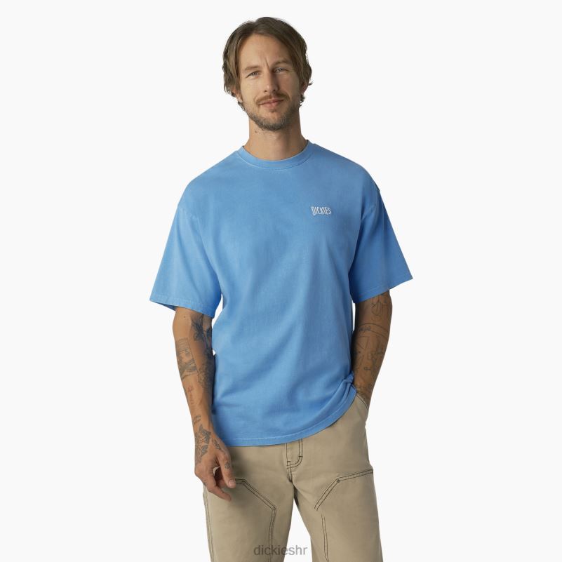 bandon majica kratkih rukava muškarci Dickies azurno plavi pigment za pranje (awg) 6BPL6788 odjeća