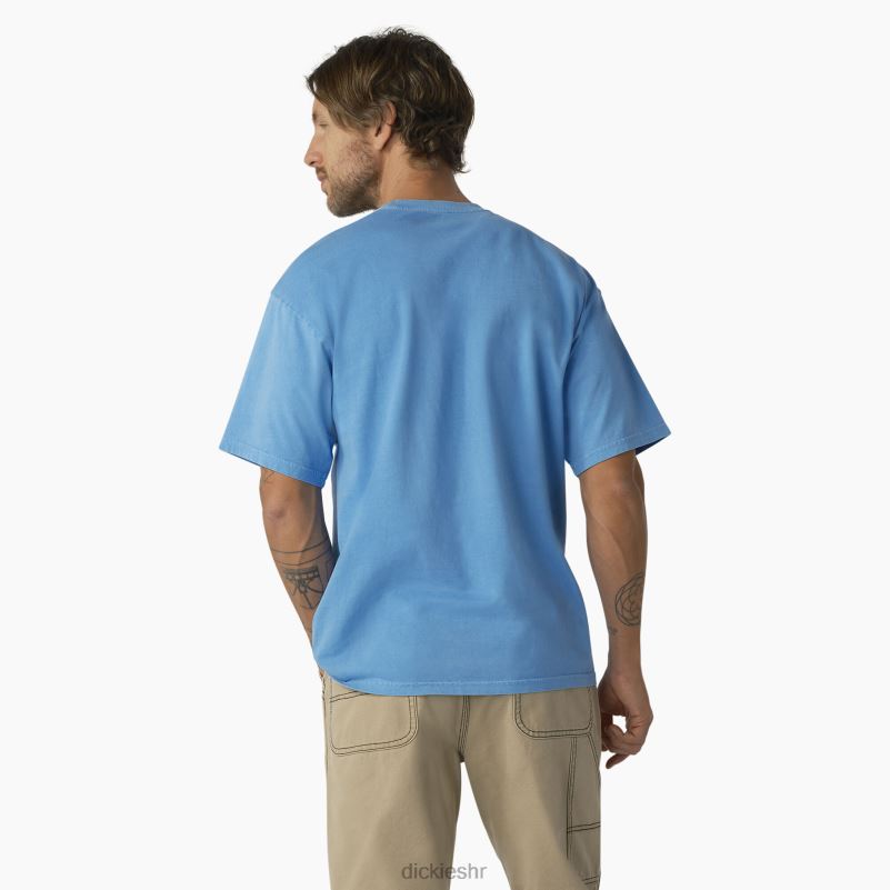 bandon majica kratkih rukava muškarci Dickies azurno plavi pigment za pranje (awg) 6BPL6788 odjeća