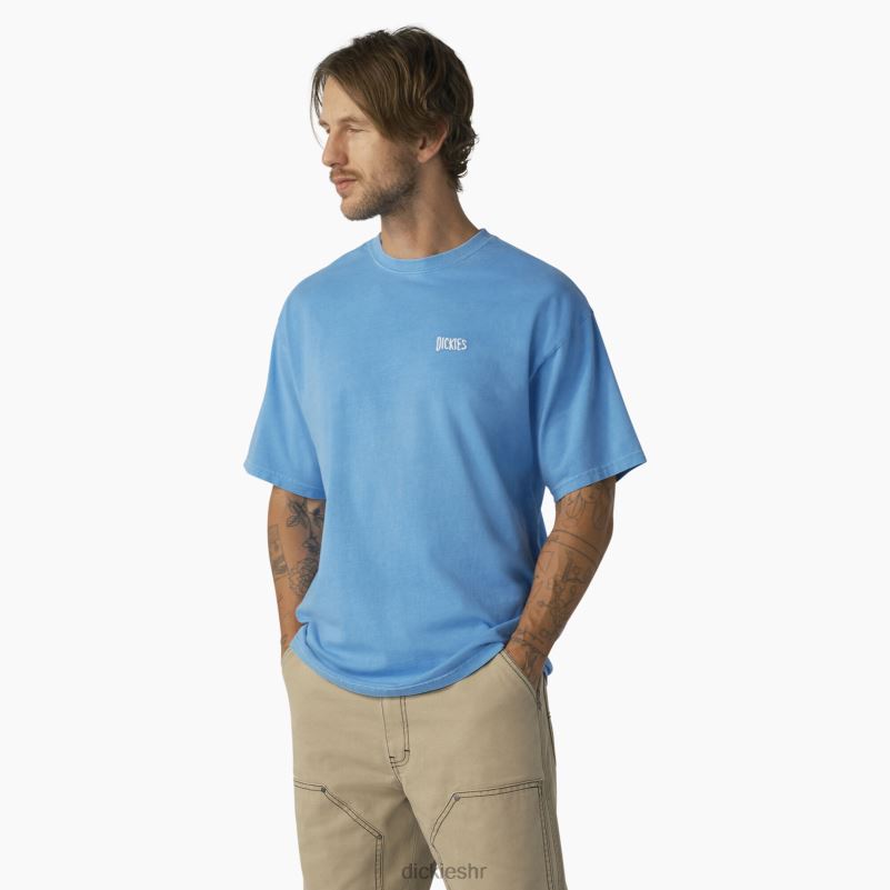 bandon majica kratkih rukava muškarci Dickies azurno plavi pigment za pranje (awg) 6BPL6788 odjeća