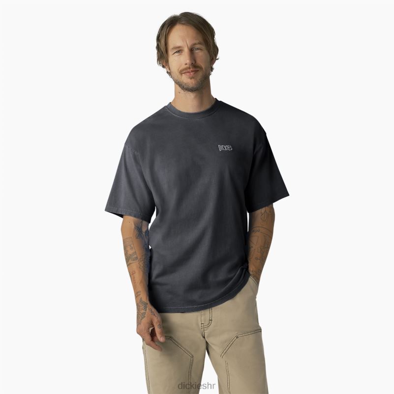 bandon majica kratkih rukava muškarci Dickies pranje crnog pigmenta (bwg) 6BPL6789 odjeća