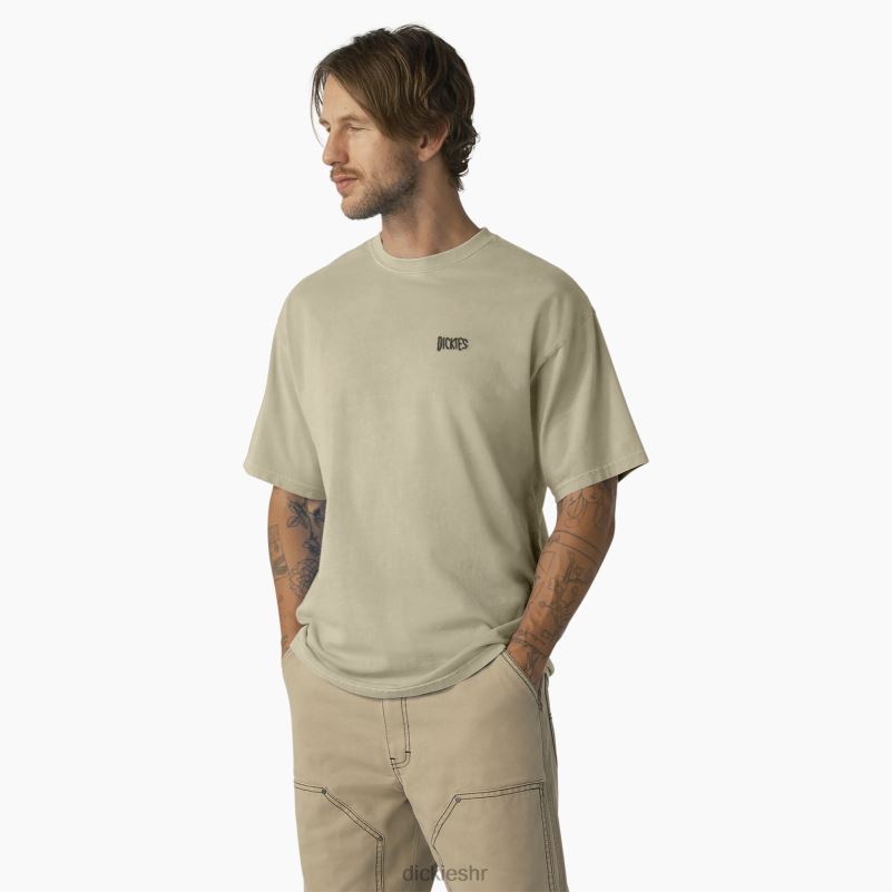 bandon majica kratkih rukava muškarci Dickies pranje pigmenta pustinjskog pijeska (dwm) 6BPL6790 odjeća