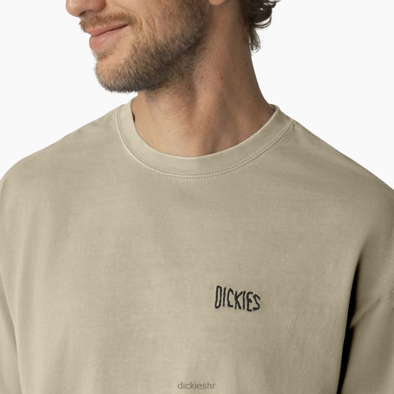 bandon majica kratkih rukava muškarci Dickies pranje pigmenta pustinjskog pijeska (dwm) 6BPL6790 odjeća