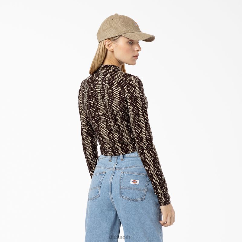 camden skraćena majica dugih rukava žene Dickies crna (kbk) 6BPL62159 odjeća