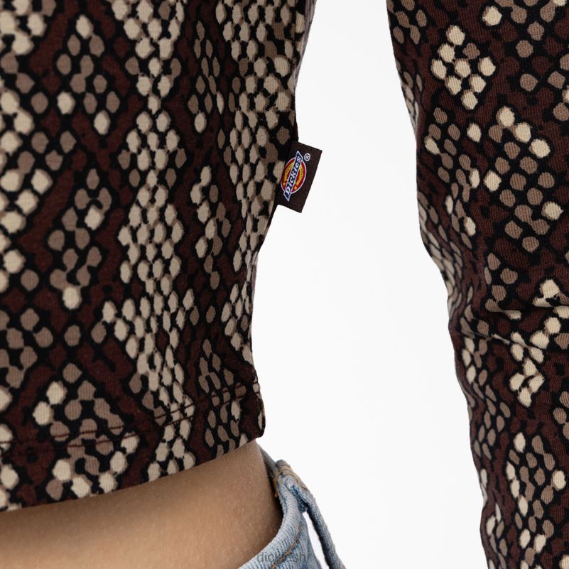 camden skraćena majica dugih rukava žene Dickies crna (kbk) 6BPL62159 odjeća