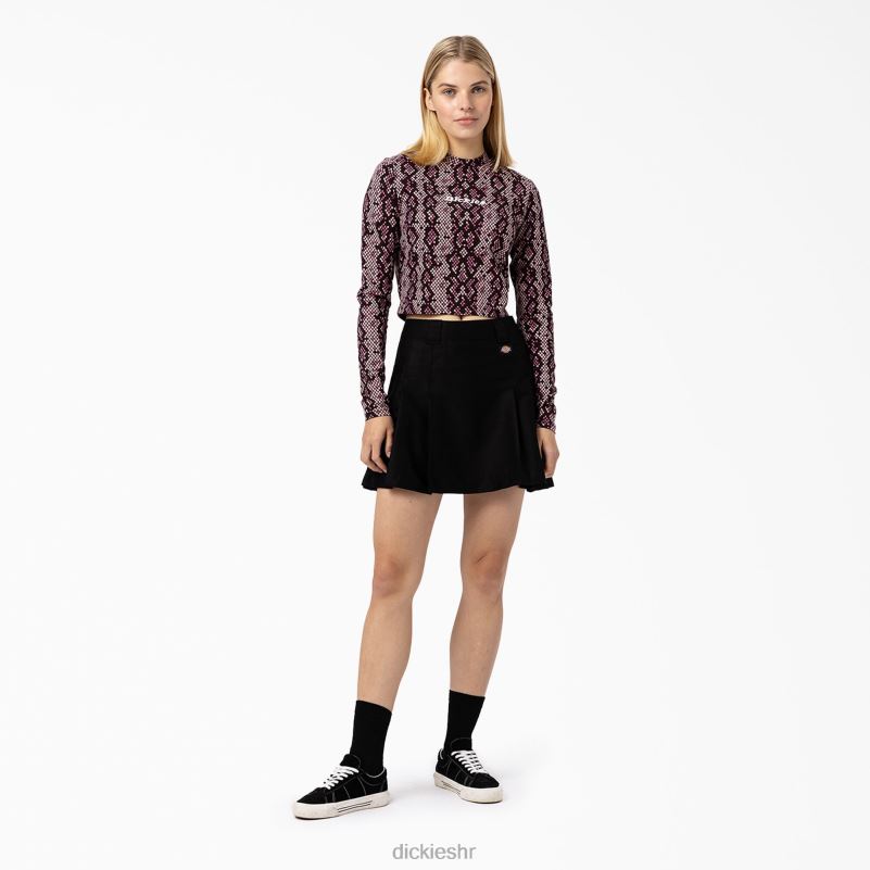 camden skraćena majica dugih rukava žene Dickies svijetlo ružičasta (bpi) 6BPL62158 odjeća