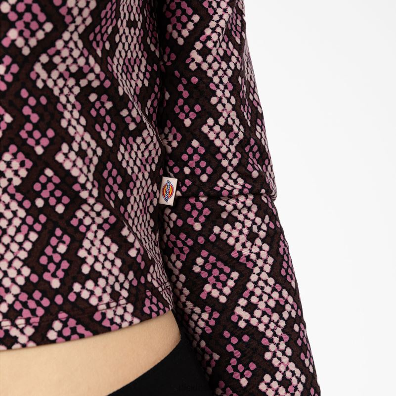 camden skraćena majica dugih rukava žene Dickies svijetlo ružičasta (bpi) 6BPL62158 odjeća