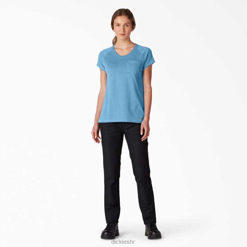 cool majica kratkih rukava žene Dickies azurno plava (ab2) 6BPL61570 odjeća