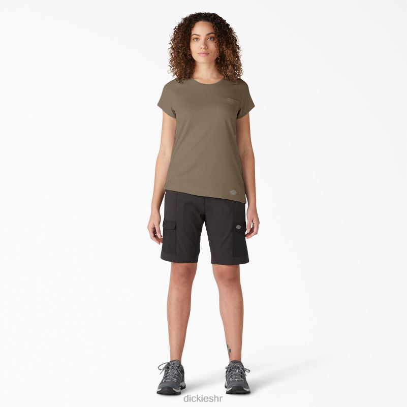 cool majica kratkih rukava žene Dickies vojnički zeleni vrijesak (mld) 6BPL61581 odjeća