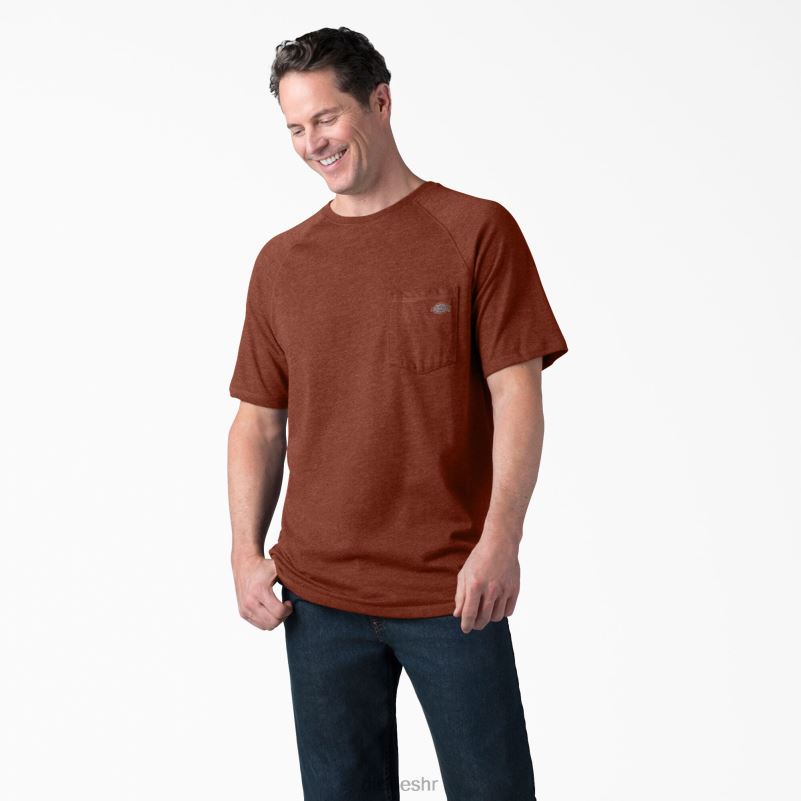 cool majica kratkih rukava muškarci Dickies crveni kameni vrijesak (roh) 6BPL6551 odjeća