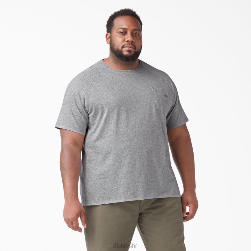 cool majica kratkih rukava muškarci Dickies vrijesak sivi (hg) 6BPL6546 odjeća