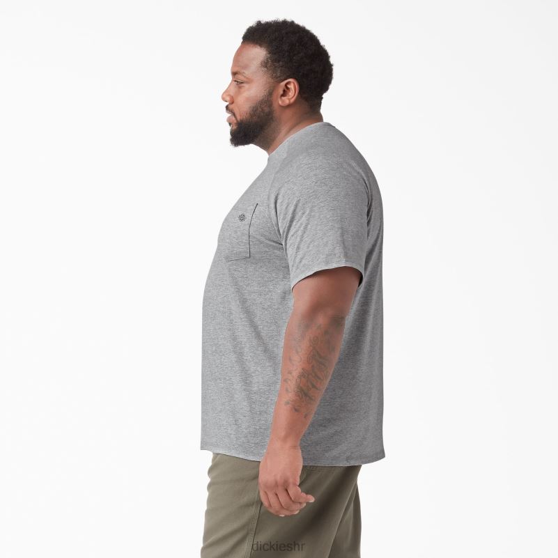 cool majica kratkih rukava muškarci Dickies vrijesak sivi (hg) 6BPL6546 odjeća