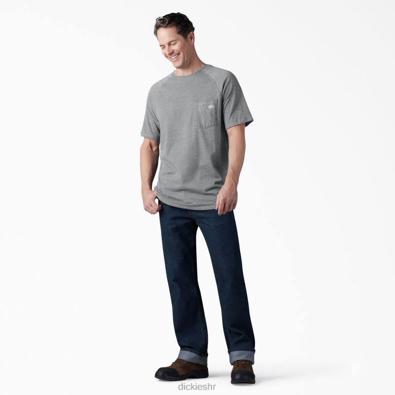 cool majica kratkih rukava muškarci Dickies vrijesak sivi (hg) 6BPL6546 odjeća