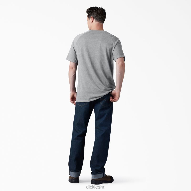 cool majica kratkih rukava muškarci Dickies vrijesak sivi (hg) 6BPL6546 odjeća