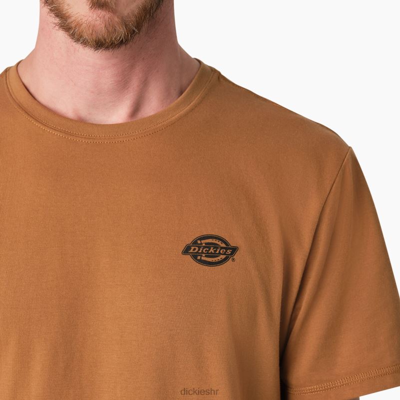 grafička majica performansi hlađenja muškarci Dickies smeđa patka (bd) 6BPL6900 odjeća
